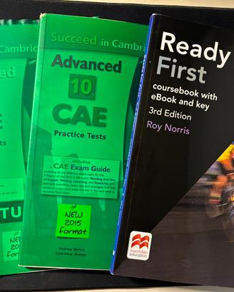 Libri Cambridge FCE + CAE (3 libri)