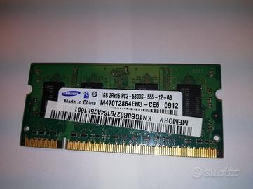 Ram Samsung 1GB 2Rx16 PC2 5005S 555 12 A3