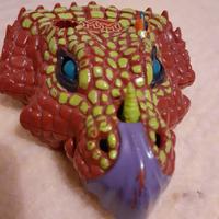 Mighty Max Blows Up Dino Lab Triceratops