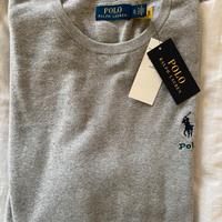 Maglione Ralph Lauren uomo nuovo  XL grigio