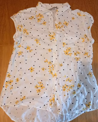 camicia smanicata donna in viscosa 