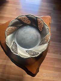 Vassoio decorato argento 1000