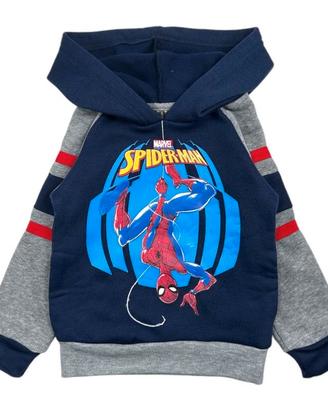 Felpa invernale Spiderman bambino varie taglie
