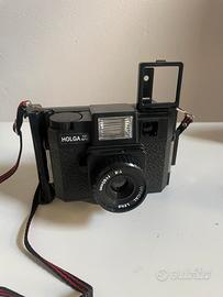 Holga 120 GFN con dorso Polaroid