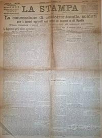 Quotidiano giornale La Stampa inizio secolo 