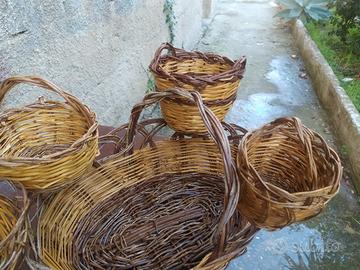 cestini panaro ceste vintage artigianale