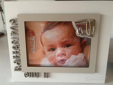 Cornice battesimo Argento
