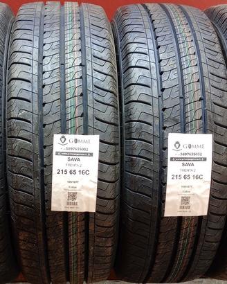 4 gomme 215 65 16c sava a2683