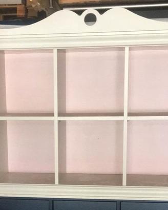 Bacheca pensile in legno Shabby Chic 