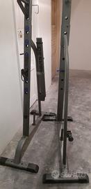 Attrezzi Palestra Domyos + 2 Manubri + Panca