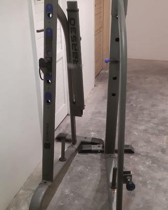 Attrezzi Palestra Domyos + 2 Manubri + Panca