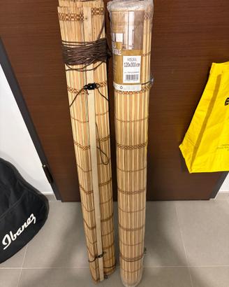 Tende a rullo in bambu 120 x 300 cm
