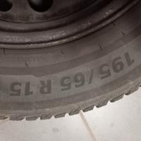 cerchioni golf 7/8in lamiera gomme invernali 