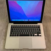 Macbook Pro 2010 13" intel 8 gb 256 ssd Monterey