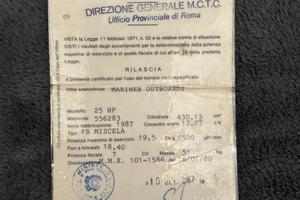 Libretti e Ricambi fuoribordo