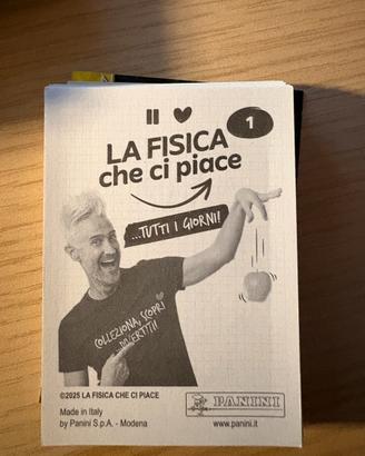Mancolista La fisica che ci piace - Panini 2025