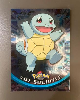 Pokemon Topps ITA Blue Logo Holo - Squirtle #07