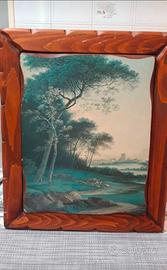 Quadro stile arte povera