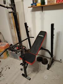 panca con bilancere+manubrio