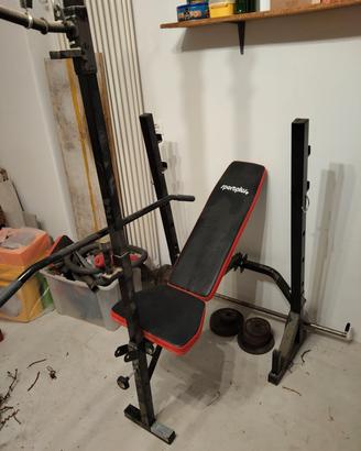 panca con bilancere+manubrio