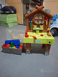 Banco da lavoro winnie the phoo e mattoni tipo leg