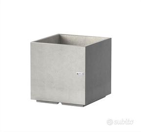 Fioriere in Cemento Cubo cm50x50x50h Grigie