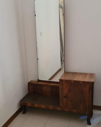 Specchiera con mobiletto vintage