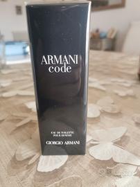 Profumo uomo Armani Code nuovo sigillato 75  ML