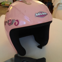Casco sci bambina rosa taglia XXXS 50
