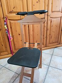 Omino appendiabiti sedia porta oggetti foppapedret