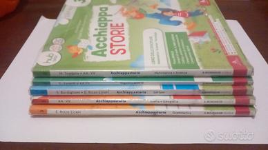 Libro elementari Acchiappa Storie 3 - 3 tomi
