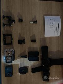 action camera momo 1080p +supporto per la testa