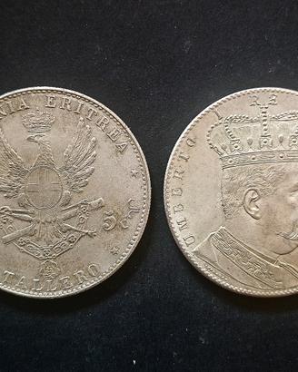 Umberto l Tallero n° 2 FALSI D'EPOCA 
