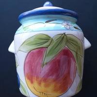 Biscottiera in ceramica