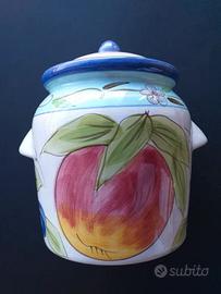 Biscottiera in ceramica