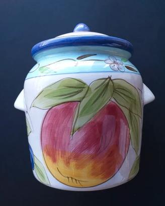 Biscottiera in ceramica