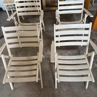 Sedie pieghevoli in legno