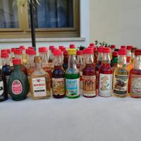 Bottigliette Mignon Liquori Vintage 55 pezzi C
