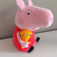 Jemini - Peluche Morbido Peppa Pig, 30 cm