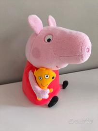 Jemini - Peluche Morbido Peppa Pig, 30 cm