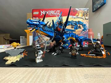 LEGO NINJAGO - Drago tempesta blu - COMPLETO