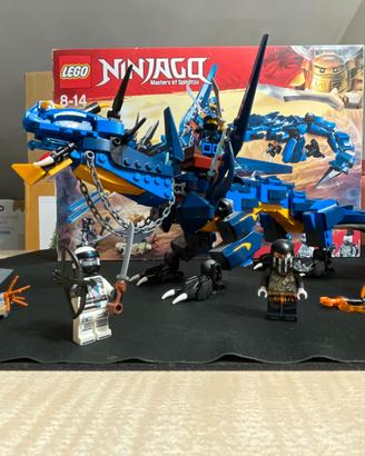 LEGO NINJAGO - Drago tempesta blu - COMPLETO