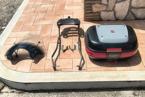 Tris staffa, bauletto e visiera  Guzzi Breva 750