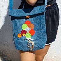 Borsa in jeans riciclato Fatta a mano 