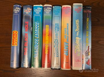 Lotto 8 vhs ex noleggio