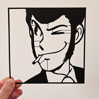 Lupin - quadretto - wall art 2D