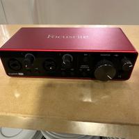 Scheda audio Focusrite 2 porte!