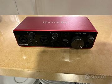 Scheda audio Focusrite 2 porte!