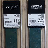 Coppia di RAM Crucial 8GB DDR4-3200 UDIMM nuove
