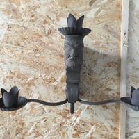 Applique in legno e ferro